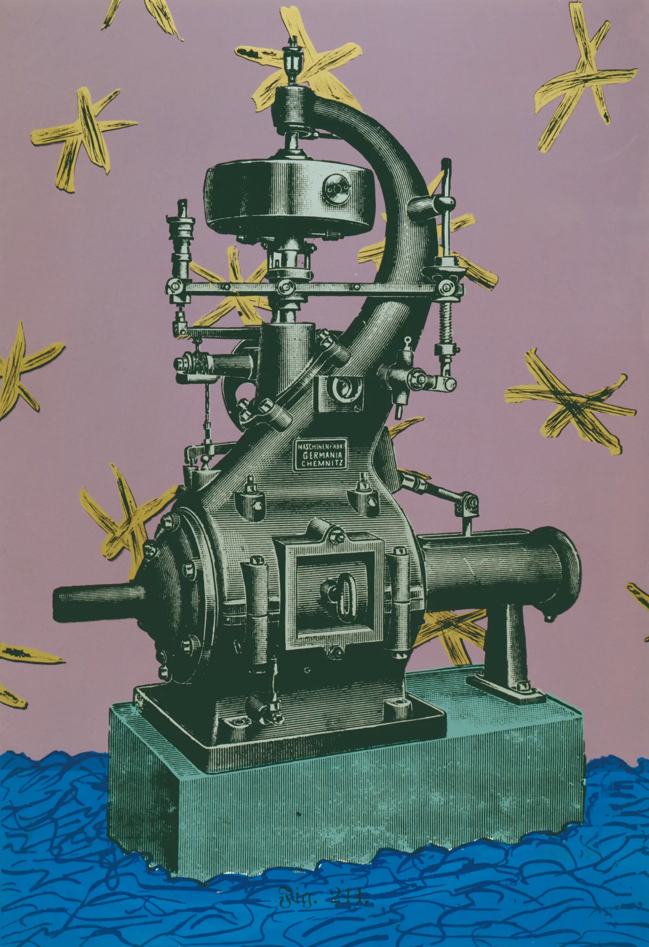 Moritz Götze (*1964): Abb.15 - Maschinenmappe (1991)