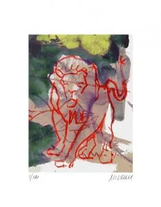 Königlich - (Giclée-Print / 2017, num. u. signiertes Blatt, Auflage: 180 Ex.)