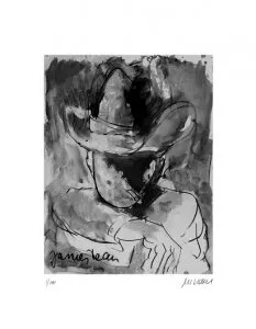 James Dean - (Giclée-Print / 2017, num. u. signiertes Blatt, Auflage: 180 Ex.)