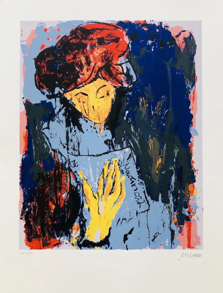 Julia – Romeo und Julia - (Siebdruck in neun Farben / 2018, num. u. signiertes Blatt, Auflage: 180 Ex.)