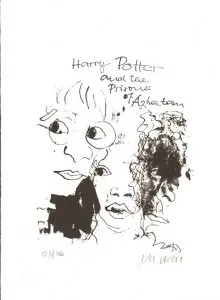 Harry Potter - (Lithographie / 2017, num. u. signiertes Blatt, Auflage: 180 Ex.)