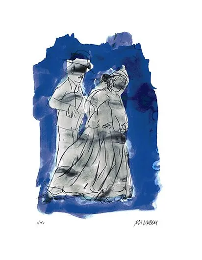 Darf ich bitten? - (Giclée-Print / 2019, num. u. signiertes Blatt, Auflage: 180 Ex.)