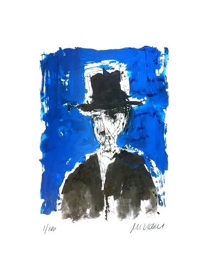 Der alte Konsul Buddenbrook - (Giclée-Print / 2017, num. u. signiertes Blatt, Auflage: 180 Ex.)
