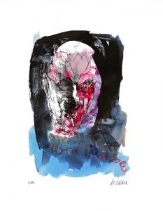 Horst Janssen - Paranoia - (Giclée-Print / 2019, num. u. signiertes Blatt, Auflage: 180 Ex.)