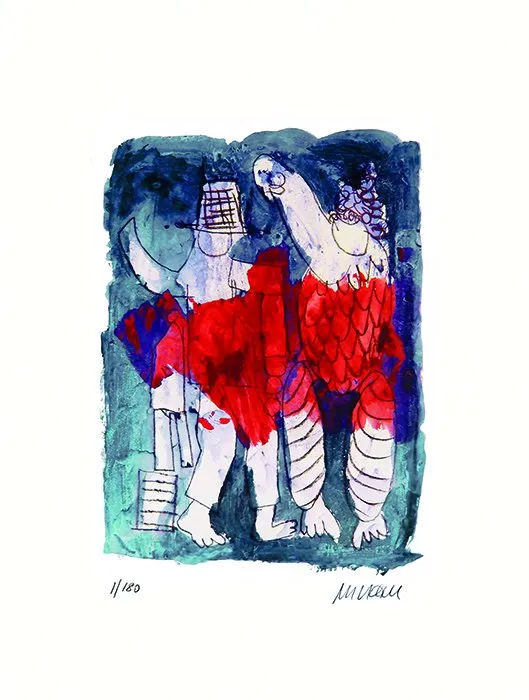 Clownerien - (Giclée-Print / 2020, num. u. signiertes Blatt, Auflage: 180)