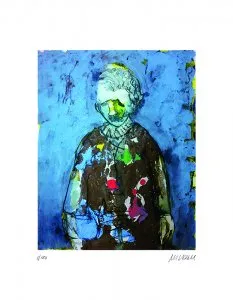 Im Atelier - (Giclée-Print / 2021, num. u. signiertes Blatt, Auflage: 180 Ex.)
