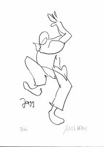 Jazz Celebration - (Lithographie / 2021, num. u. signiertes Blatt, Auflage: 180 Ex.)