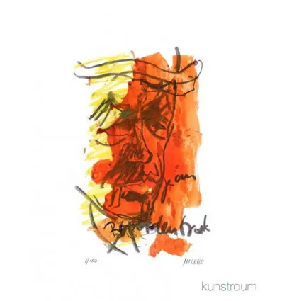 Jean Buddenbrook - (Farblithografie / num. u. signiertes Blatt, Auflage: 180 Ex., zus. e.a.-Ex.)