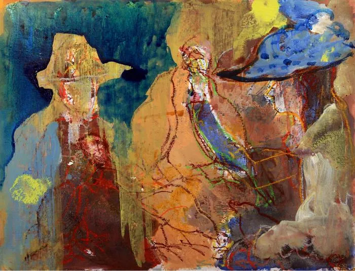 Begegnung im Park - (Giclée-Print / 2010, num. u. signiertes Blatt, Auflage: 120 Ex.)