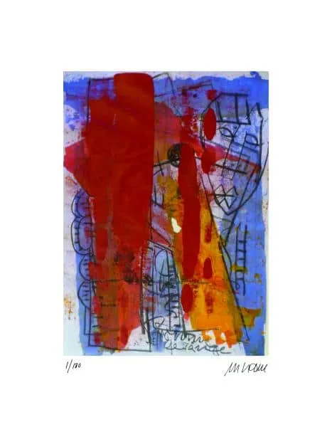 Fromme Gesänge – Die Musik kommt (Giclée-Print / num. u. signiertes Blatt, Auflage: 180 Ex.)
