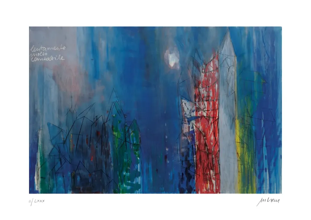 Lentamente - (Giclée-Print / 2007, num. u. signiertes Blatt, Auflage: 180 Ex.)