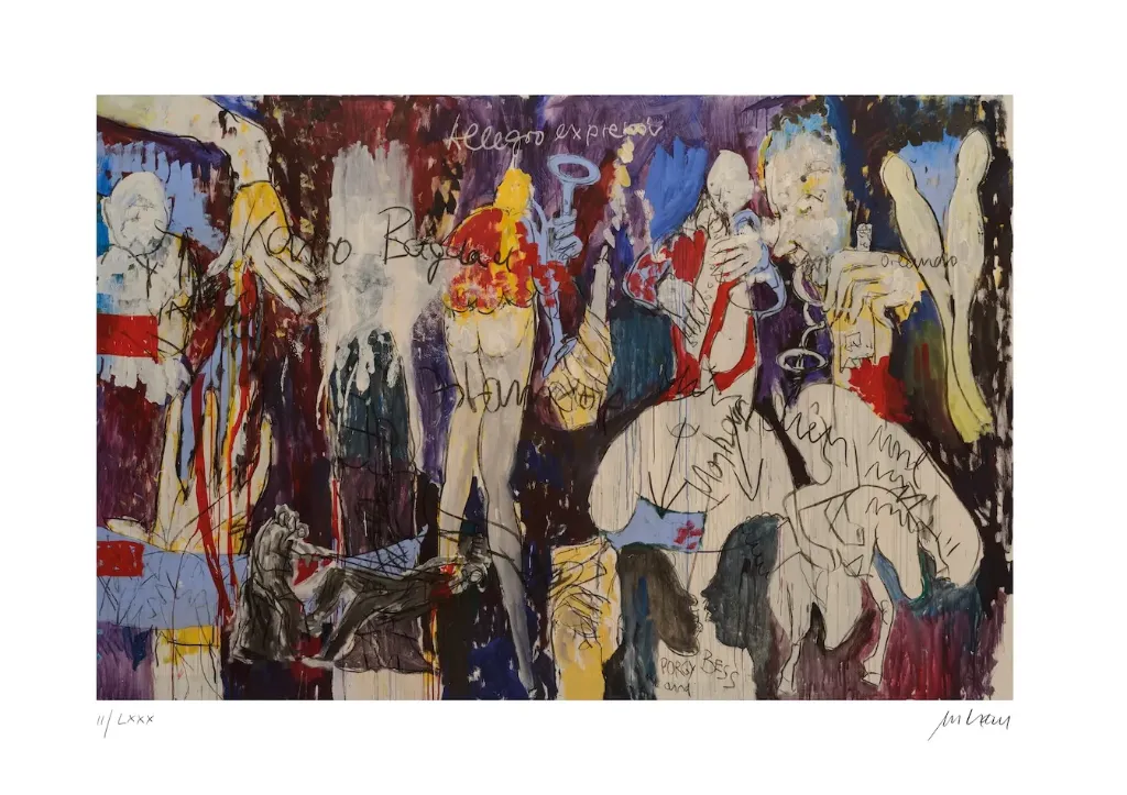 Allegro Expressiv - (Giclée-Print / 2007, num. u. signiertes Blatt, Auflage: 80 Ex.)