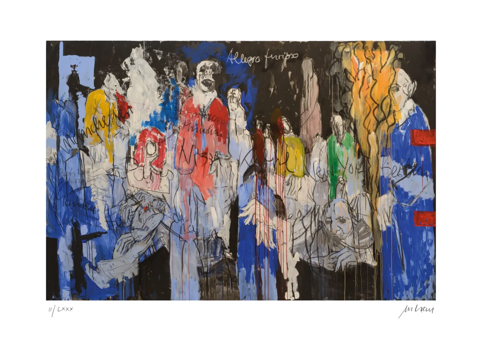 Allegro Furioso- (Giclée-Print / 2007, num. u. signiertes Blatt, Auflage: 180 Ex.)