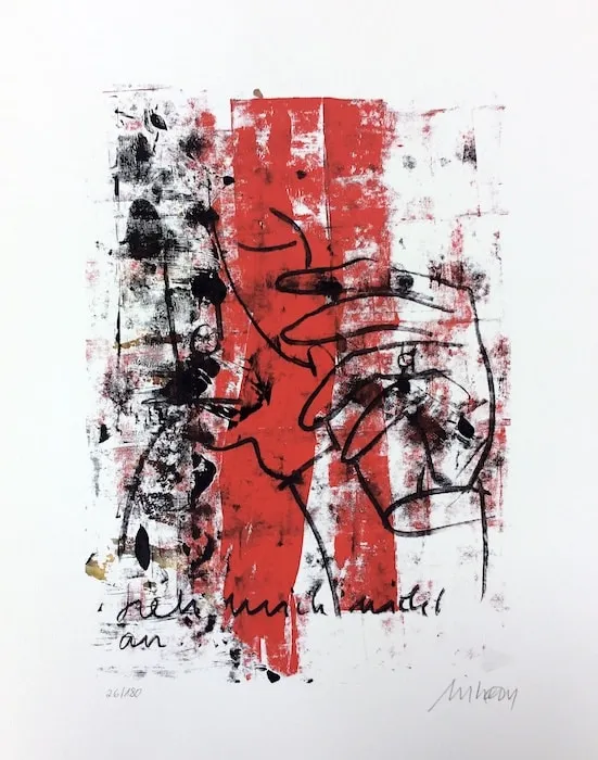 Sieh mich nicht an - (Giclée-Print / num. u. signiertes Blatt, Auflage: 180 Ex.)