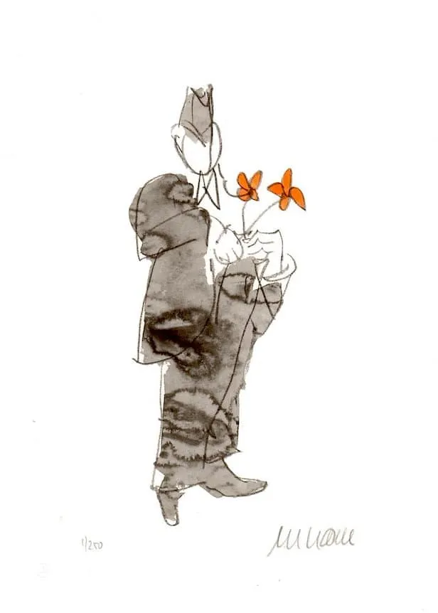 ALLES GUTE in GELB- (Lithographie / 2013, num. u. signiertes Blatt, Auflage: 250 Ex.)