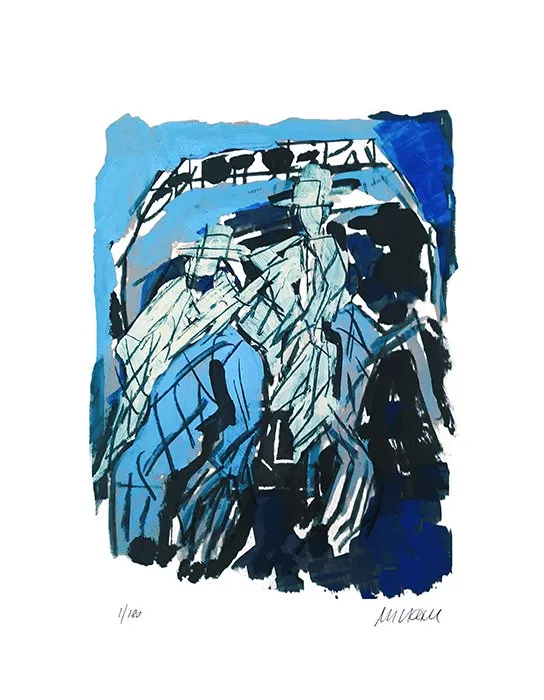 Jazzer - (Giclée-Print / 2022, num. u. signiertes Blatt, Auflage: 180 Ex.)