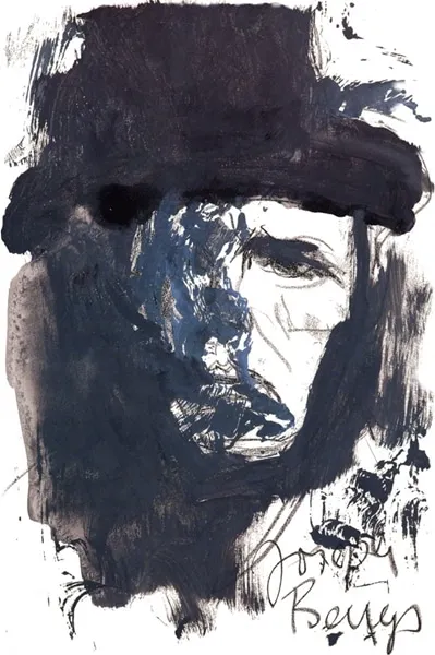 Joseph Beuys - (Farblithographie / 2013, num. u. signiertes Blatt, Auflage: 180 Ex.)