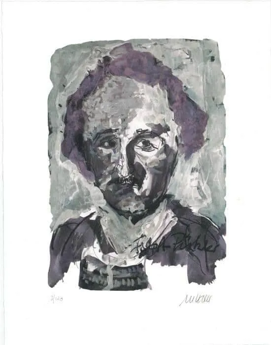 Fürst Pückler - (Farblithographie / 2015, num. u. signiertes Blatt, Auflage:  180 Ex.)