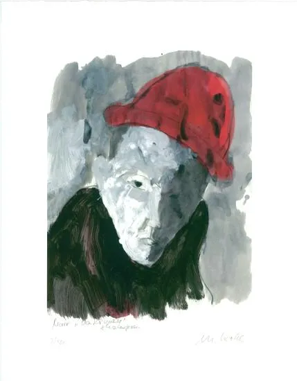 Selbst als Narr - zu Shakespeare "Was ihr wollt" (Giclée-Print / 2010, num. u. signiertes Blatt, Auflage: 180 Ex.)